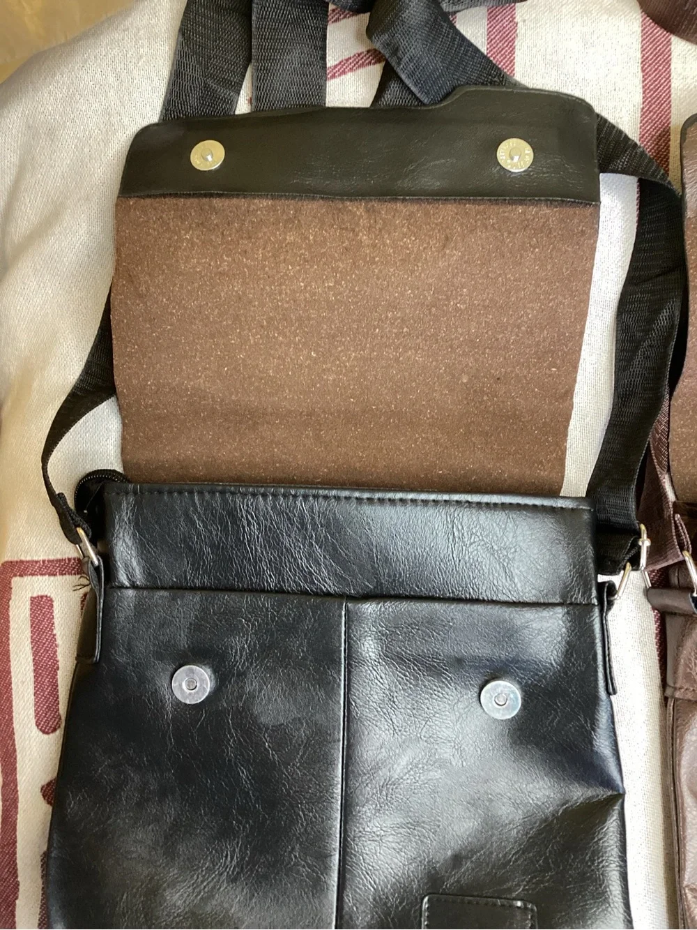 Messenger Bags in Black OR Brown